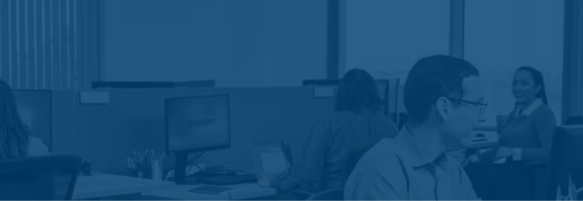 People working at Vervent Headquarters
