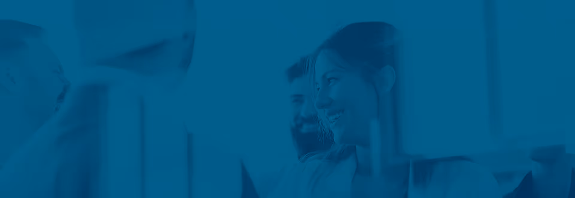 A meeting between Vervent's staff and clients