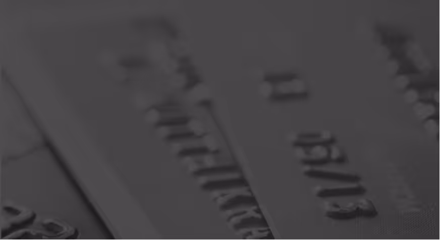 A close-up photo of credit cards
