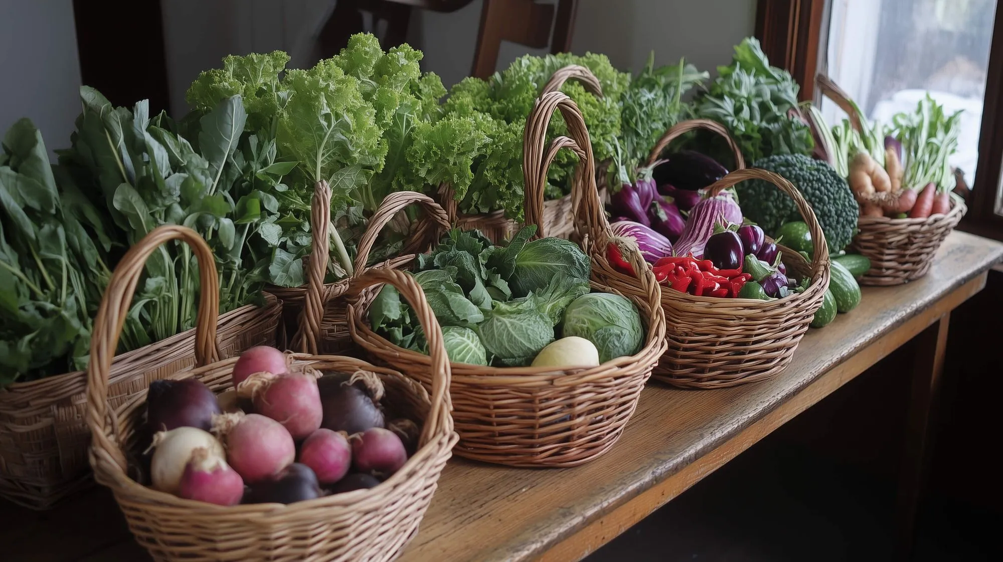 Organice farm harvest