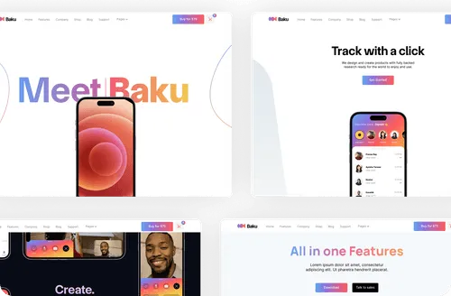 App Webflow Template -
Baku - Created by Wedoflow.com and Azwedo.com