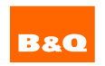 B&Q logo — trusted supplier of building materials