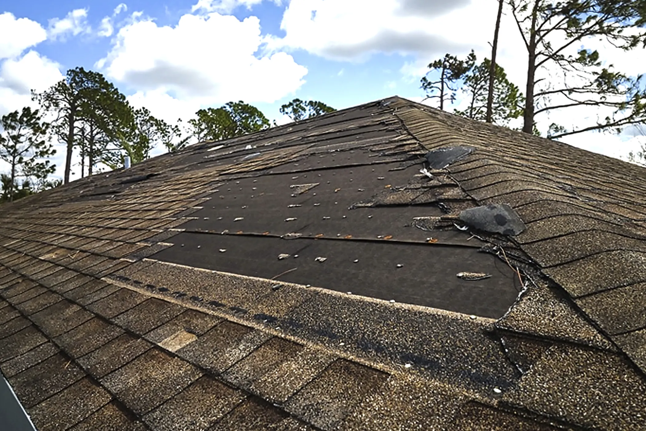 image of contractor on rooftop