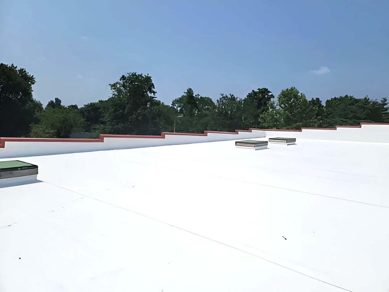 image of roof being repaired