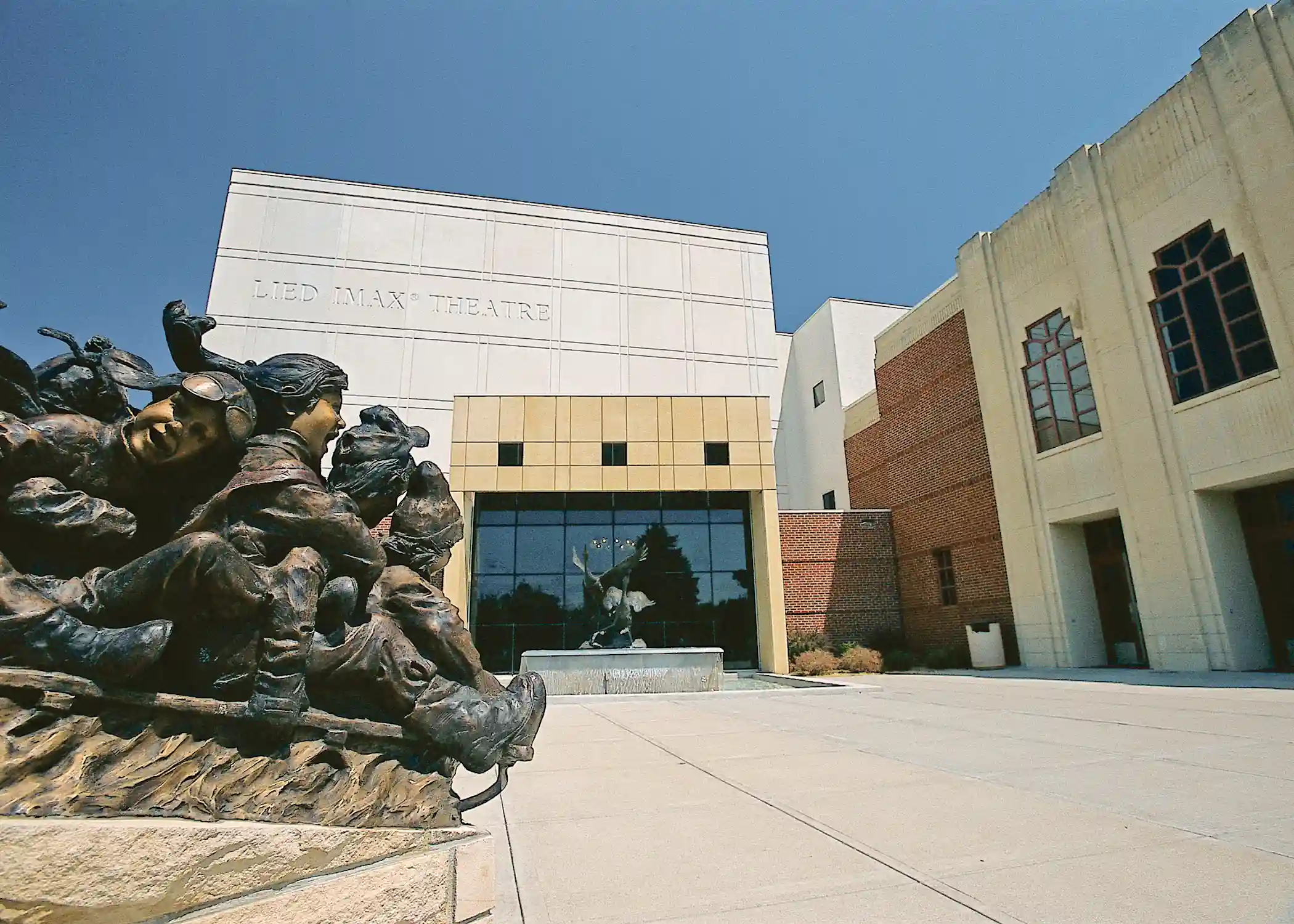 The Hastings Museum entrance in Hastings, Nebraska.