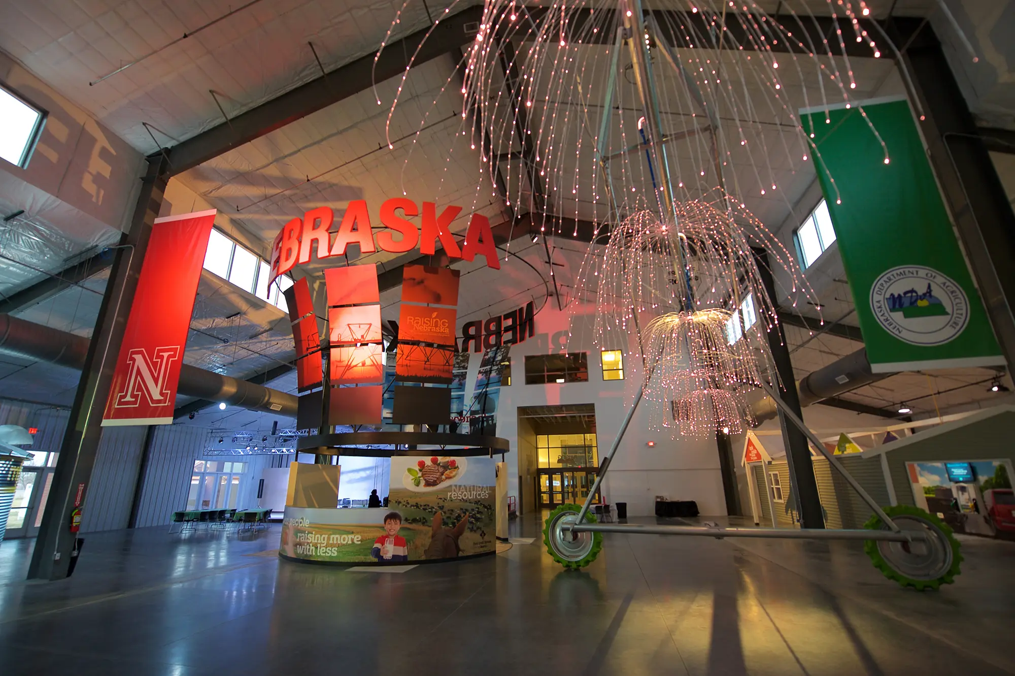 The Raising Nebraska agriculture experience is a unique meeting venue.