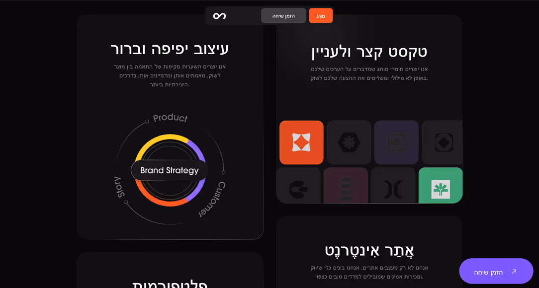 תמונה של עיצוב אתר טוב עם שפה שיווקית משכנעת