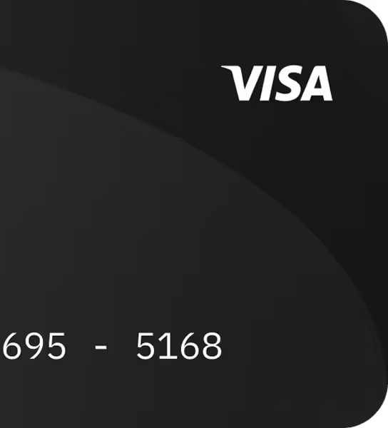 חצי ימני של כרטיס אשראי שמתחבר באנימציה לחצי כרטיס אחר