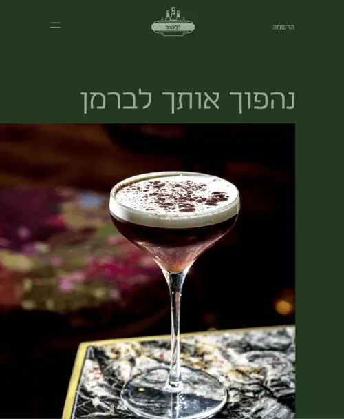 עיצוב אתר וובפלו שהכנתי לעסק של קורס ברמנים