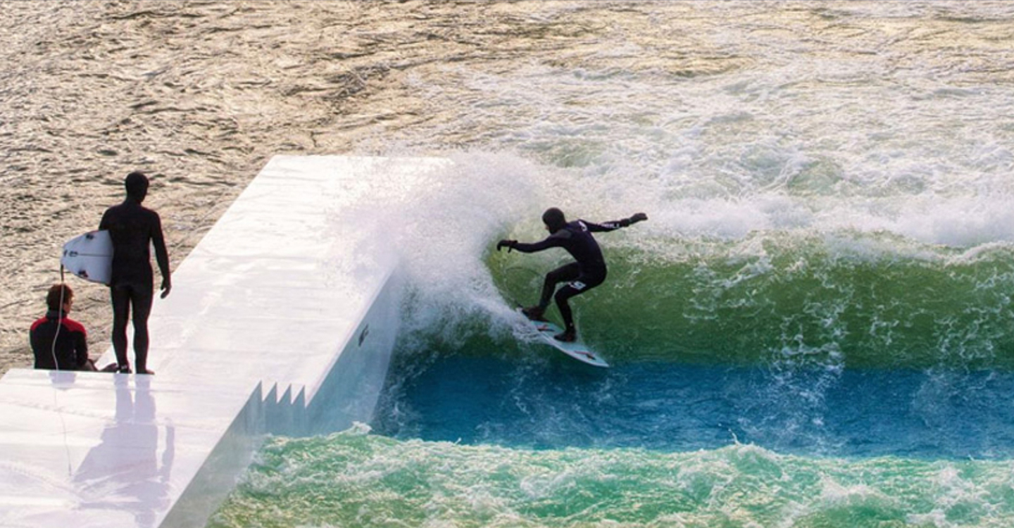 World’s First Floating Surf Pool