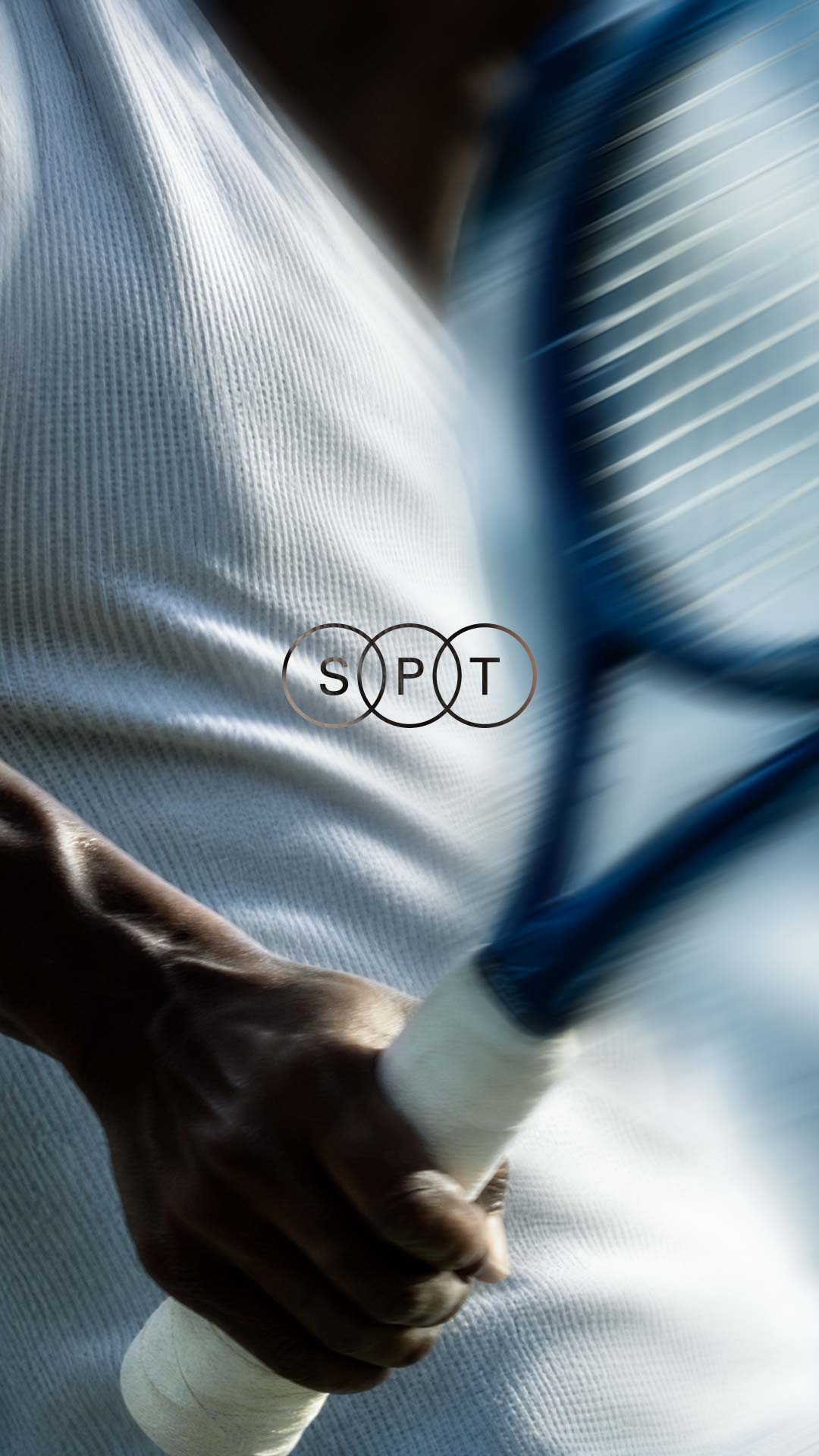 AI-generated performance-tennis campaign visual