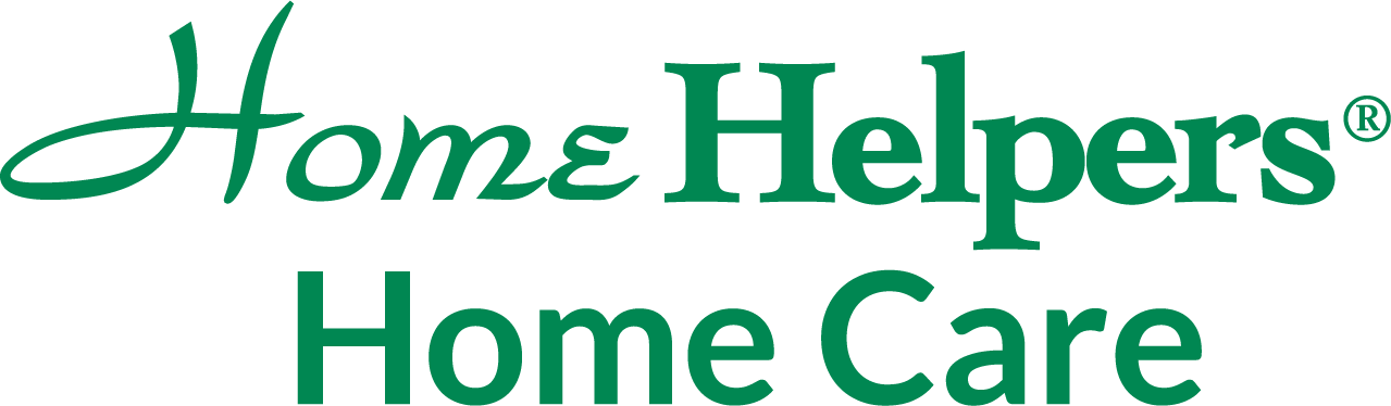 Home Helpers Home Care logo with 'Home' in script font and 'Helpers Home Care' in bold green letters.