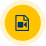 Yellow circular icon with a small white document and a blue download arrow in the center.