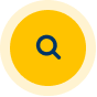 Blue magnifying glass icon inside a yellow circle button.