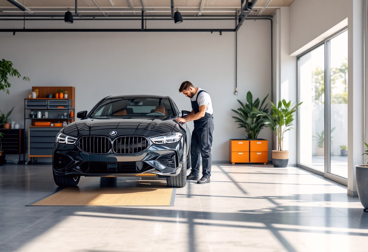 image of car tire rotation service