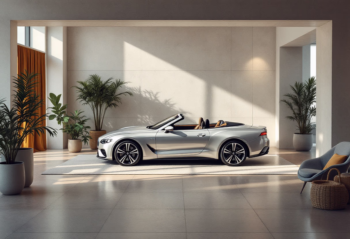 image of vehicles in showroom