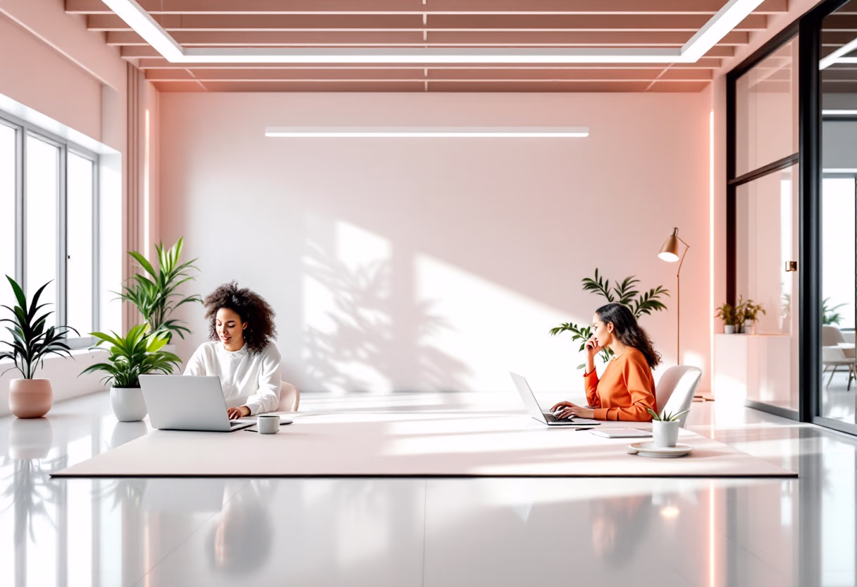 [background image] image of busy office environment (for an hr tech)