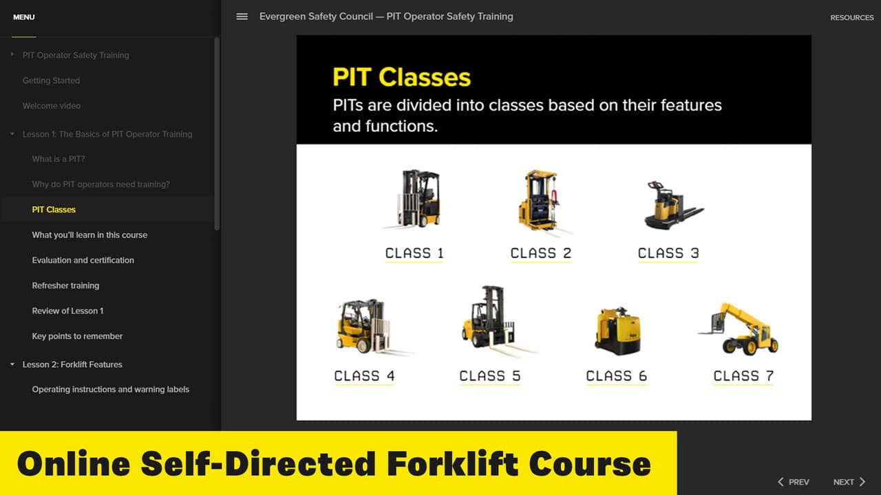 powered industrial truck demo