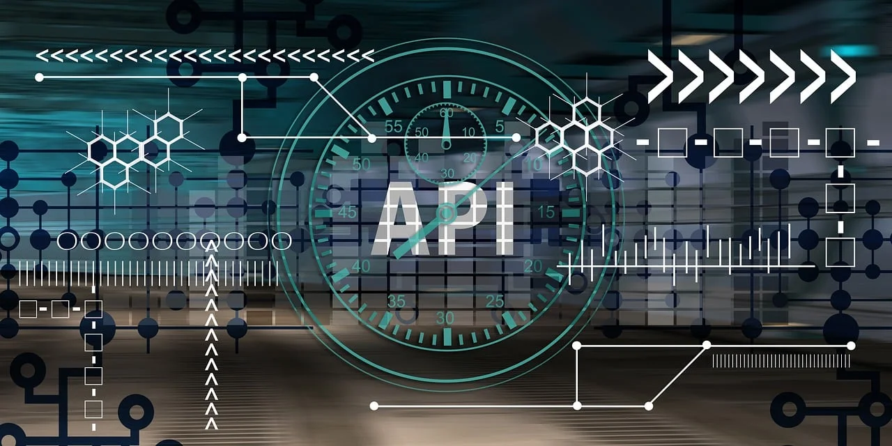 A clock with the word api on it.