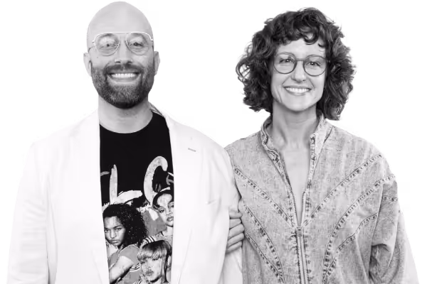 The founders of heyZensei face the camera and smile