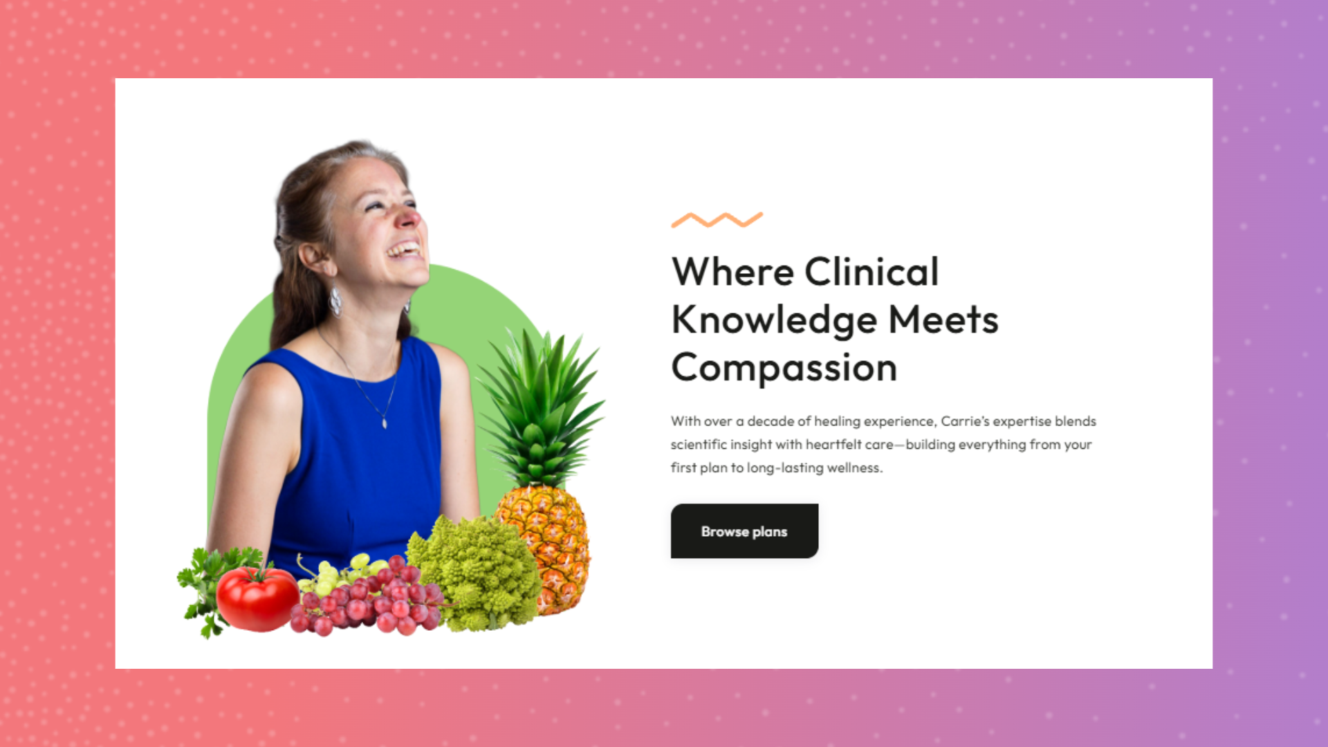 Carrie Wojo, Solopreneur and Clinical Nutritionist