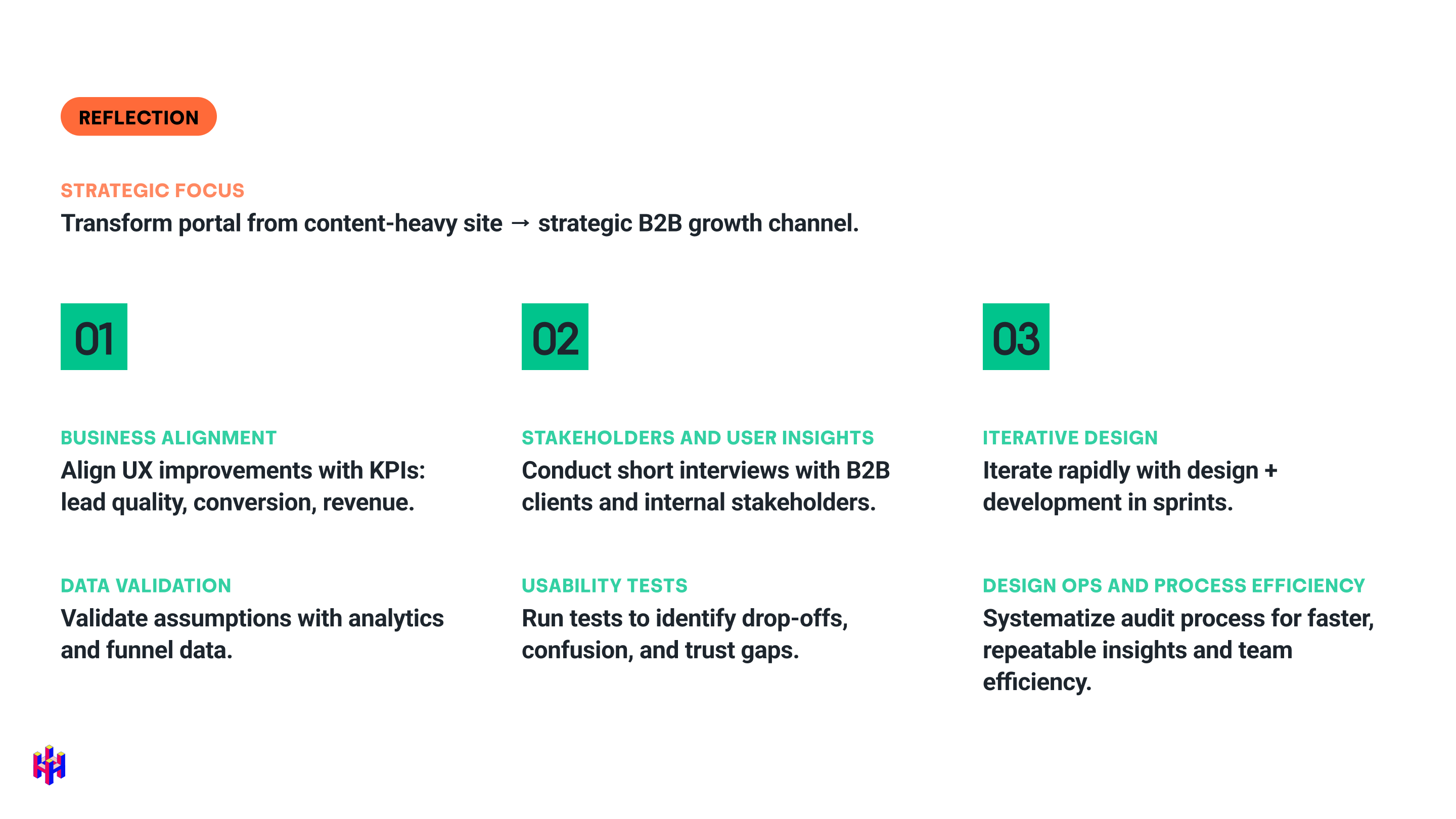 Reflection and Next steps