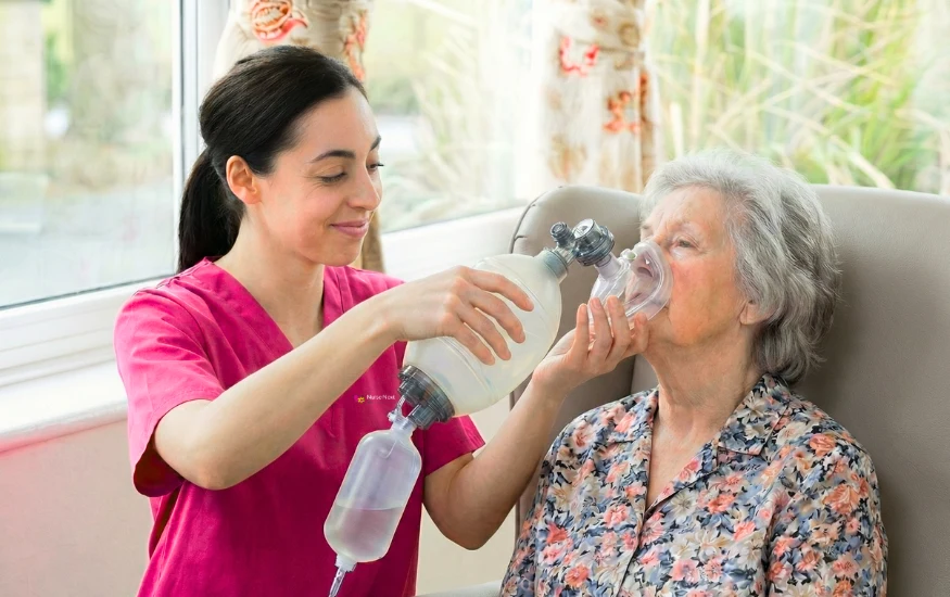 Nurse Next Door nurse providing complex care at home