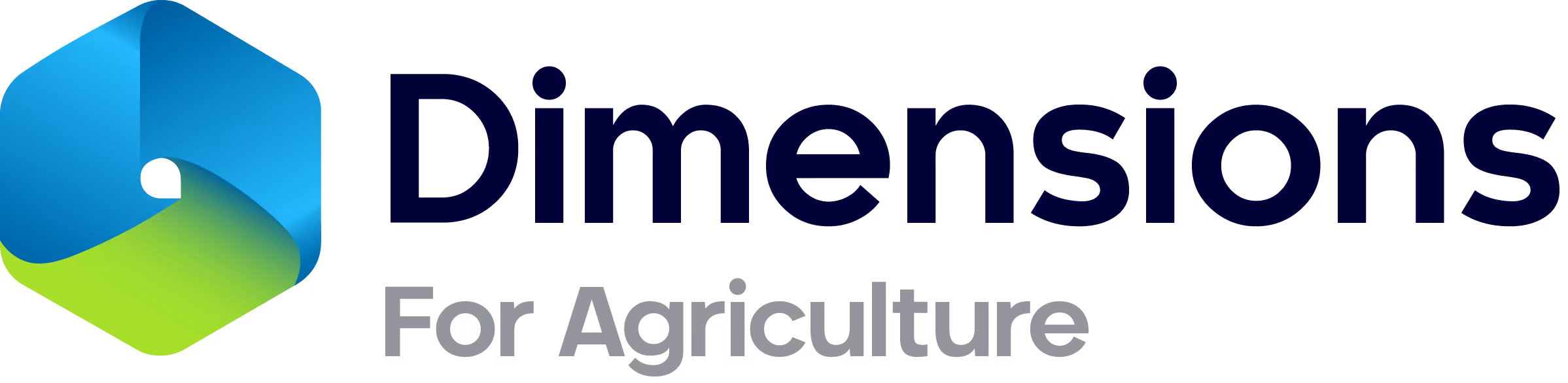 Dimensions for Agriculture Logo.