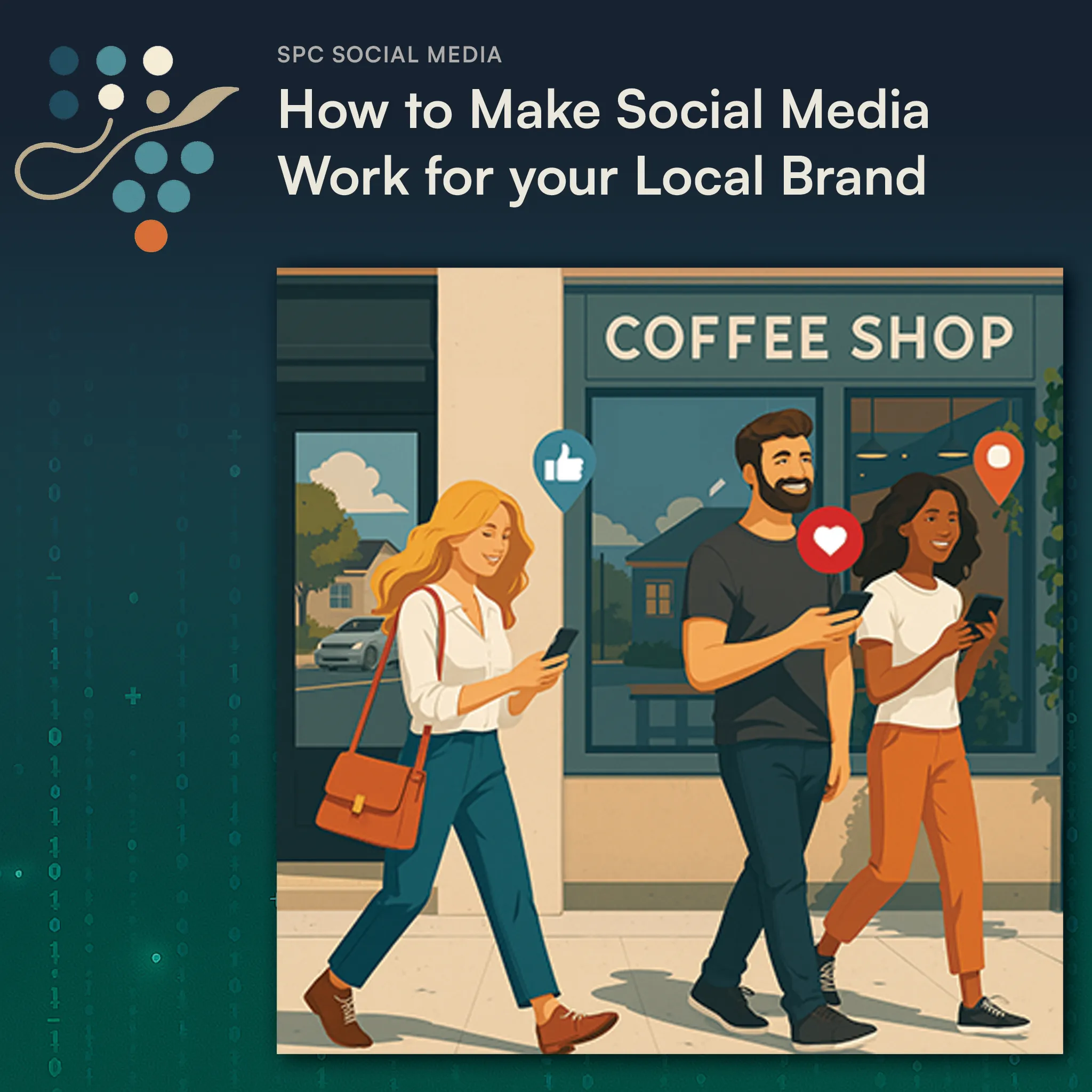 An example of a social media template for instagram using Sonoma Pixelcraft content
