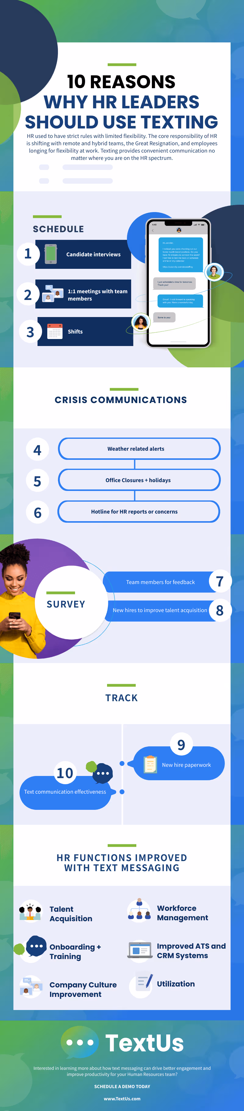 reasons for HR teams to use texting