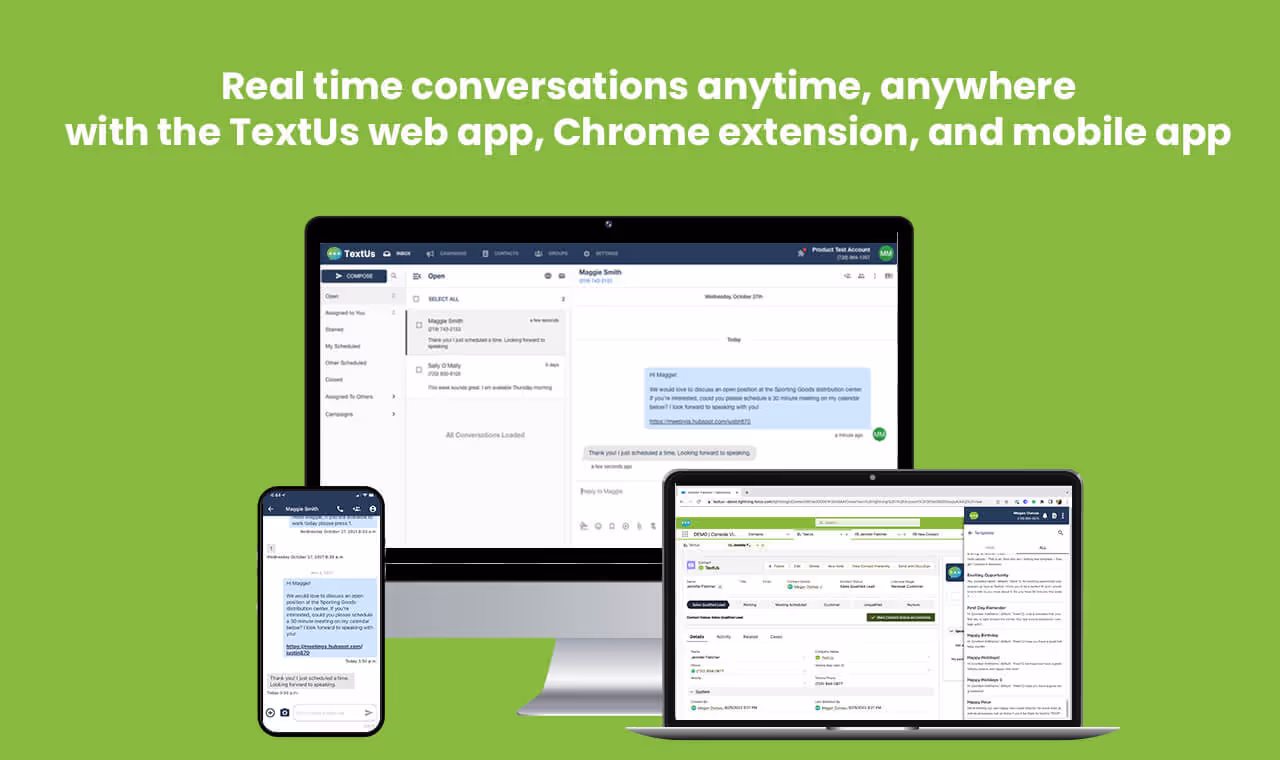 business texting app