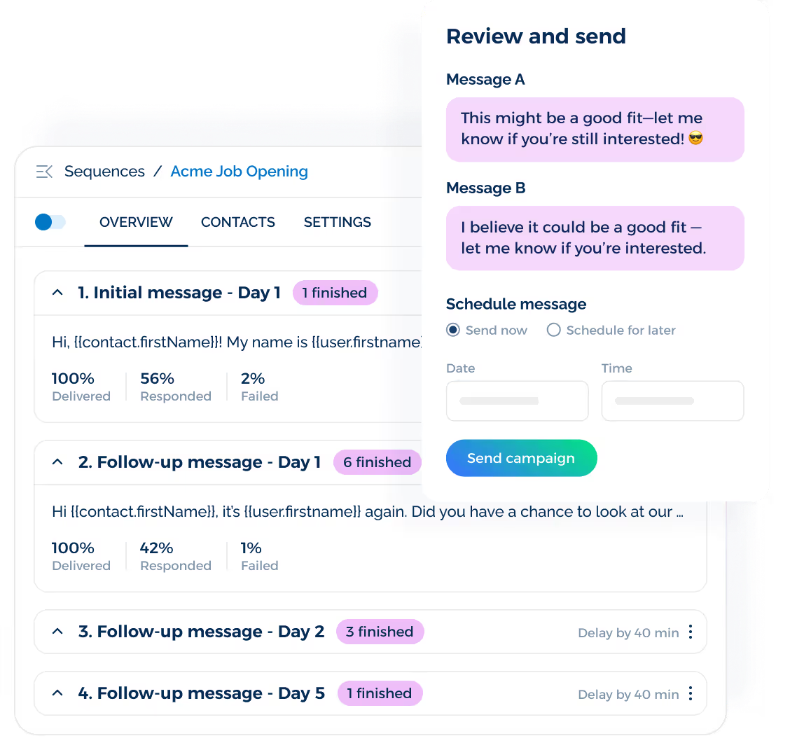 textus interface