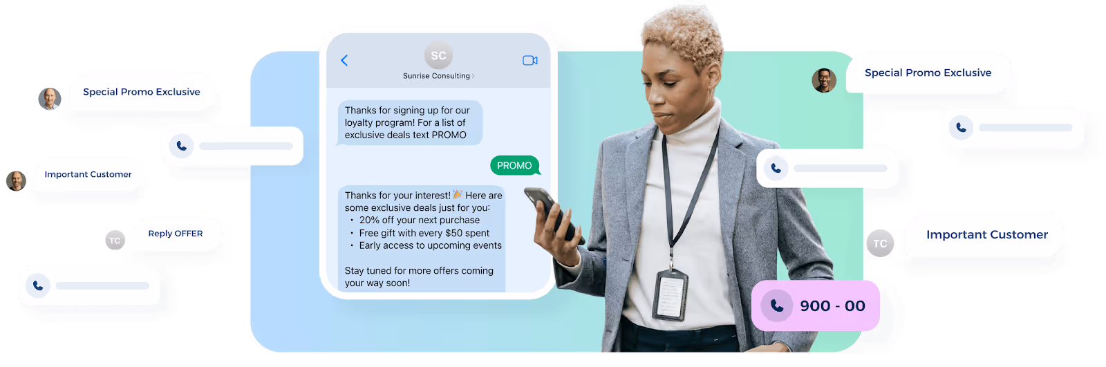 short code texting textus