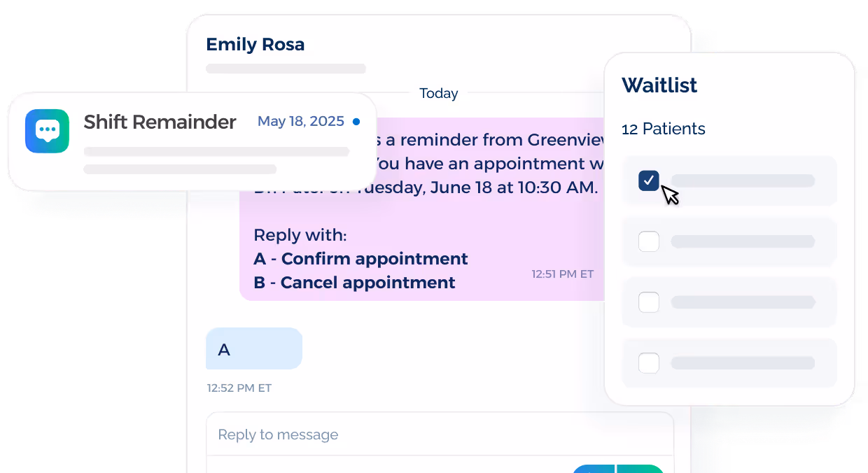 healthcare sales message