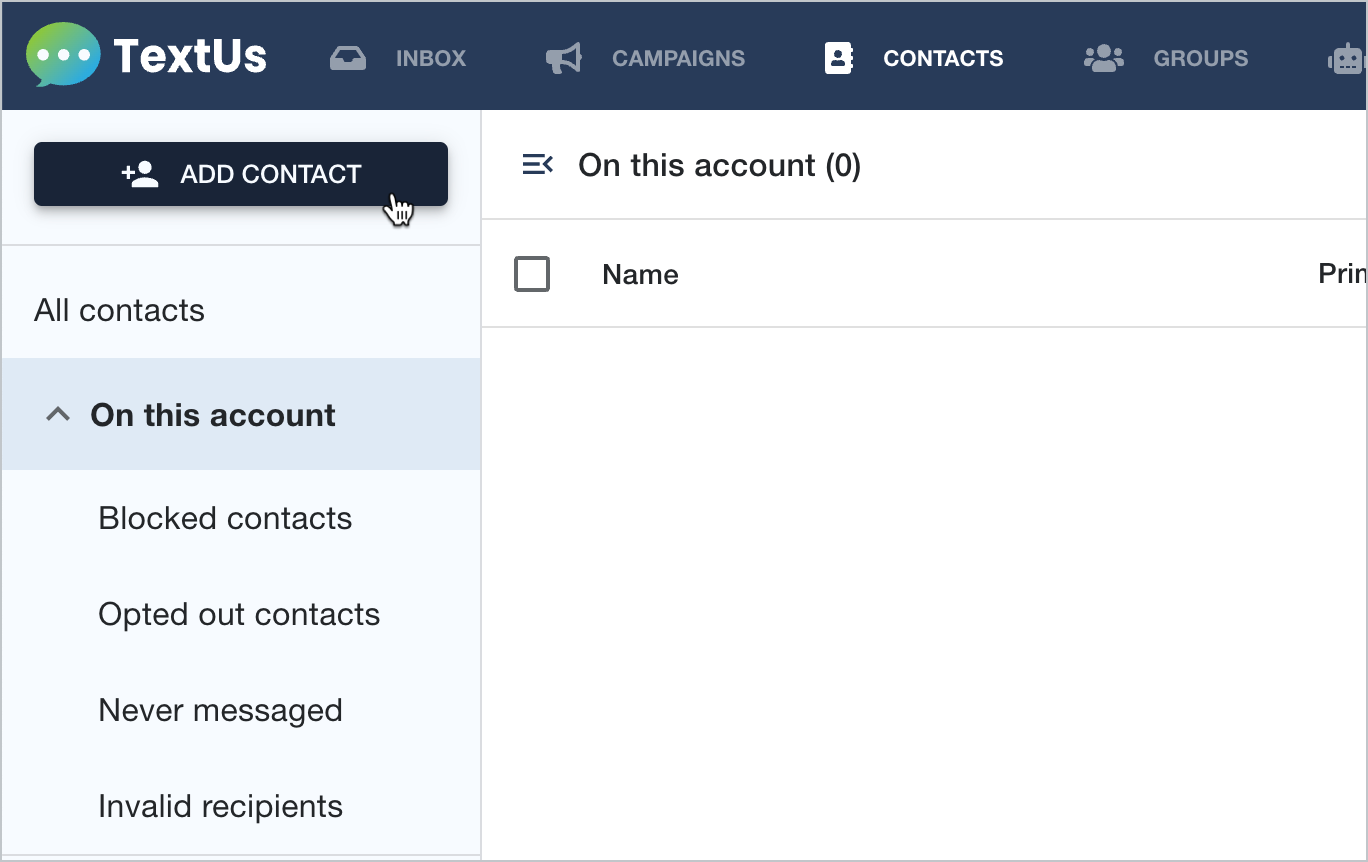 contact import and organization