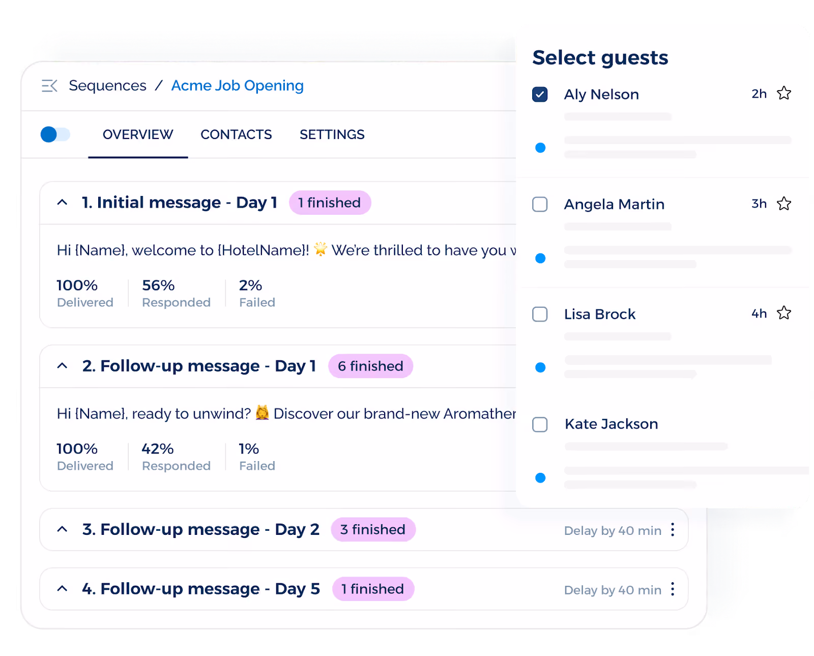 Automated text reminders