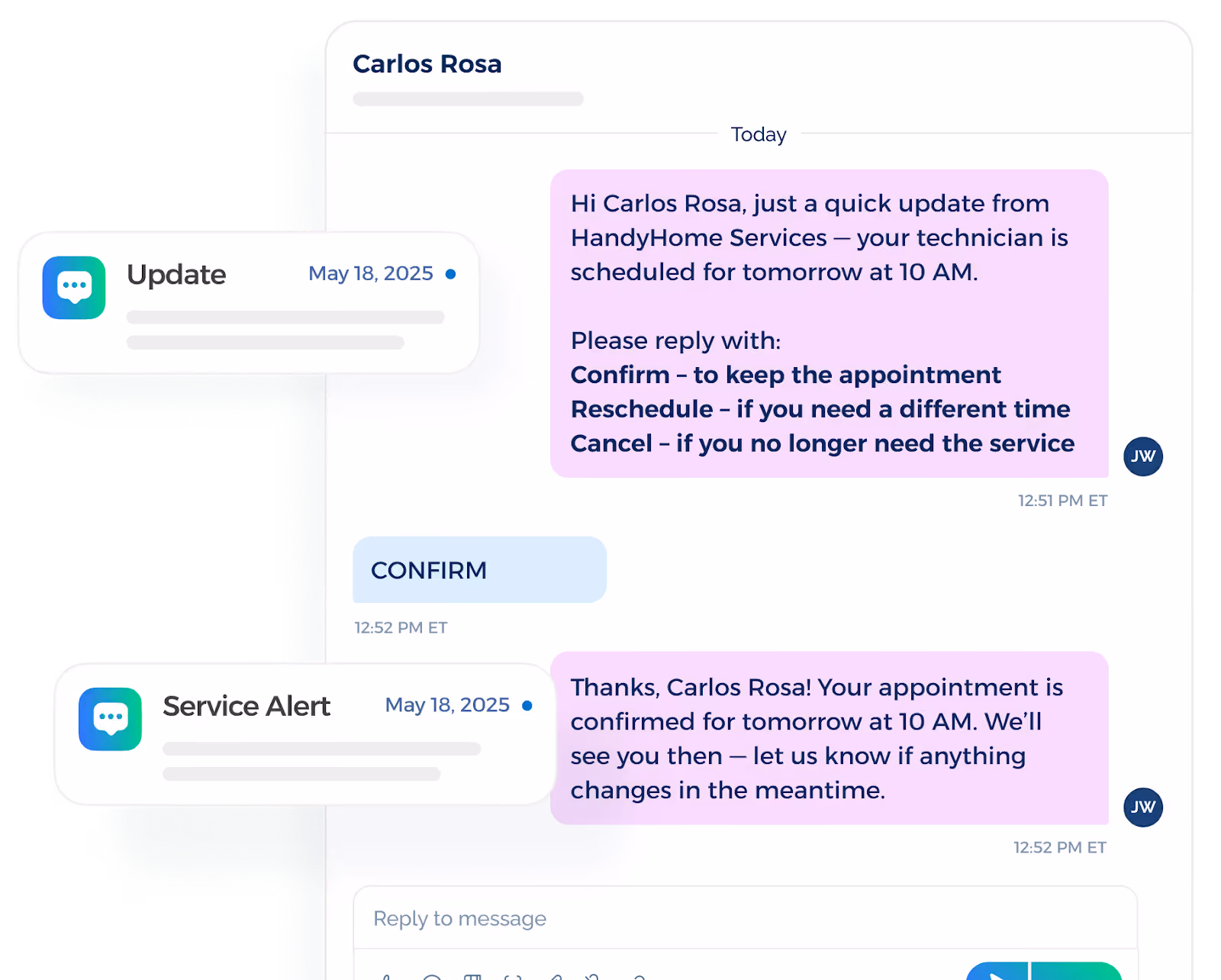Utility Business Messaging