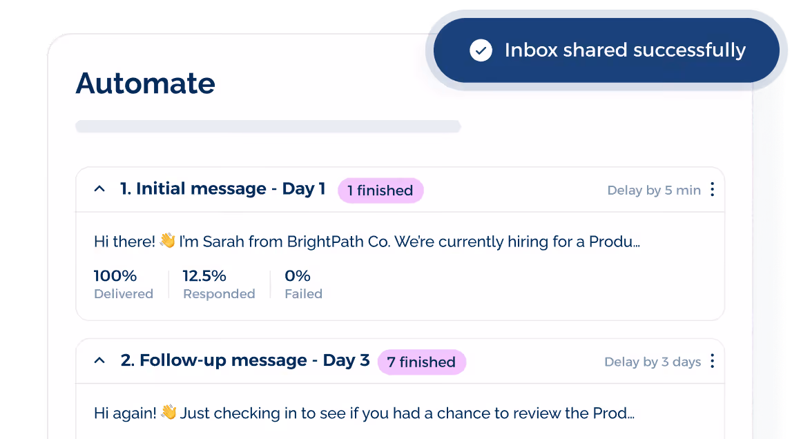 messages automation