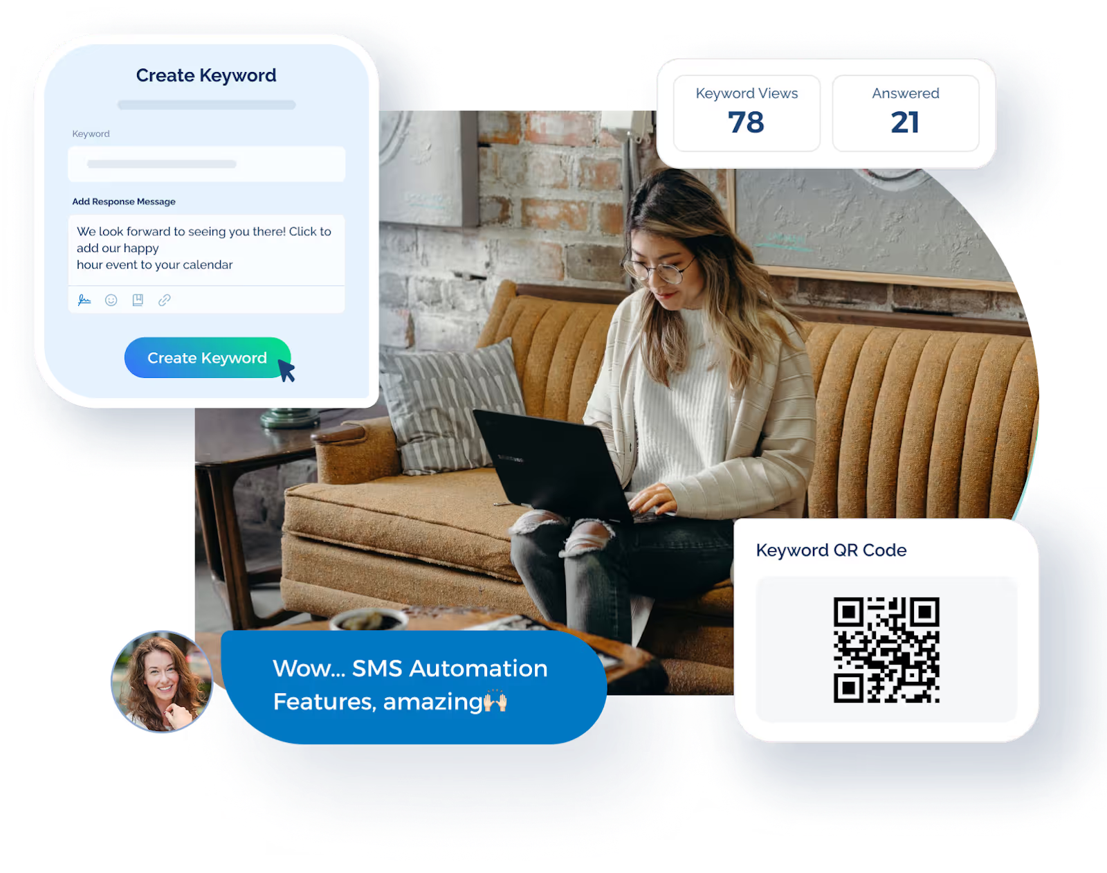 SMS creating keywords