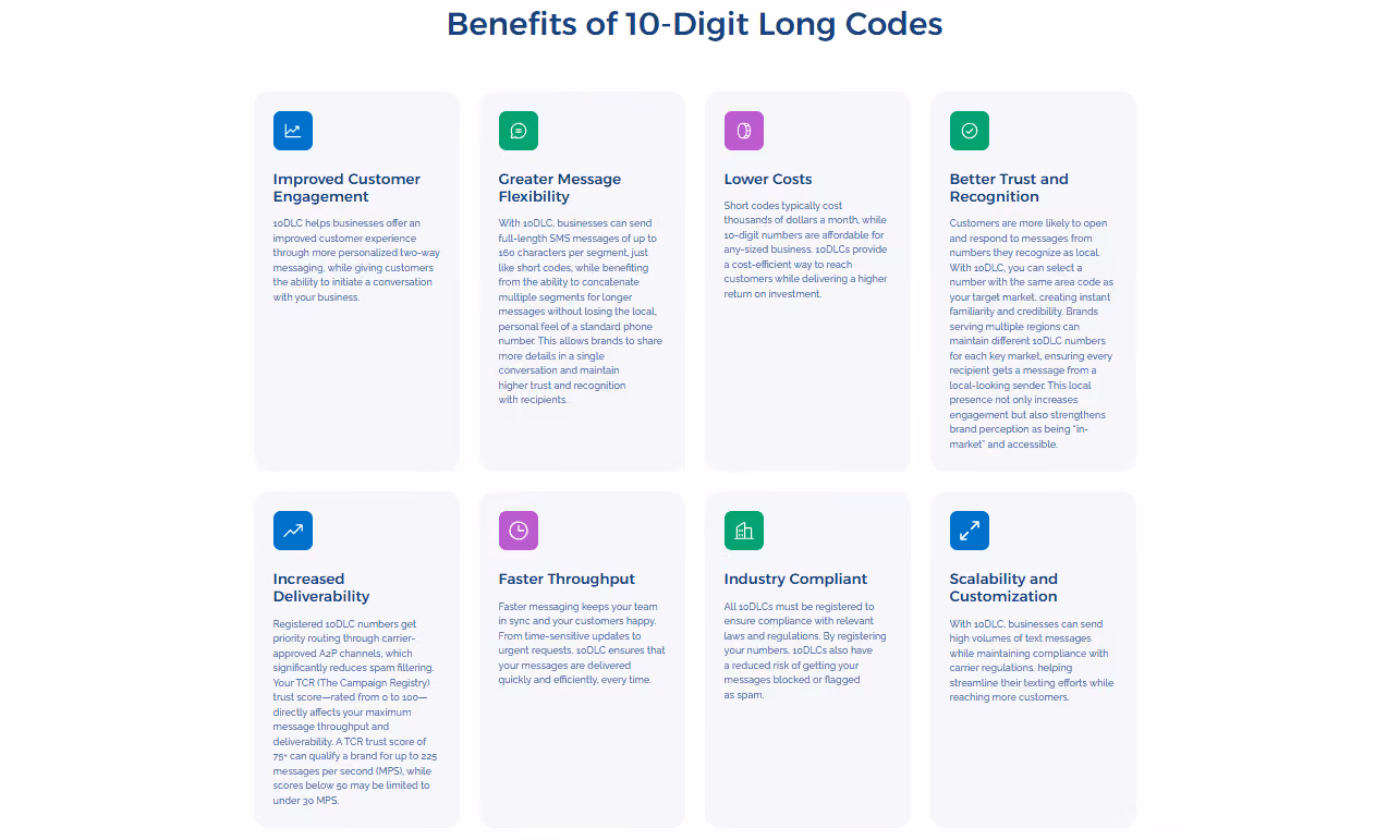 Long code benefits