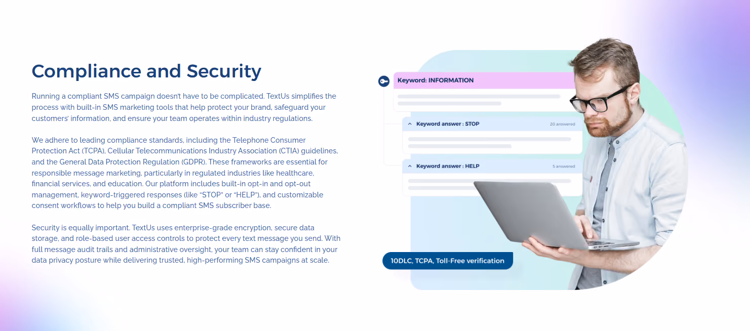 TextUs compliance