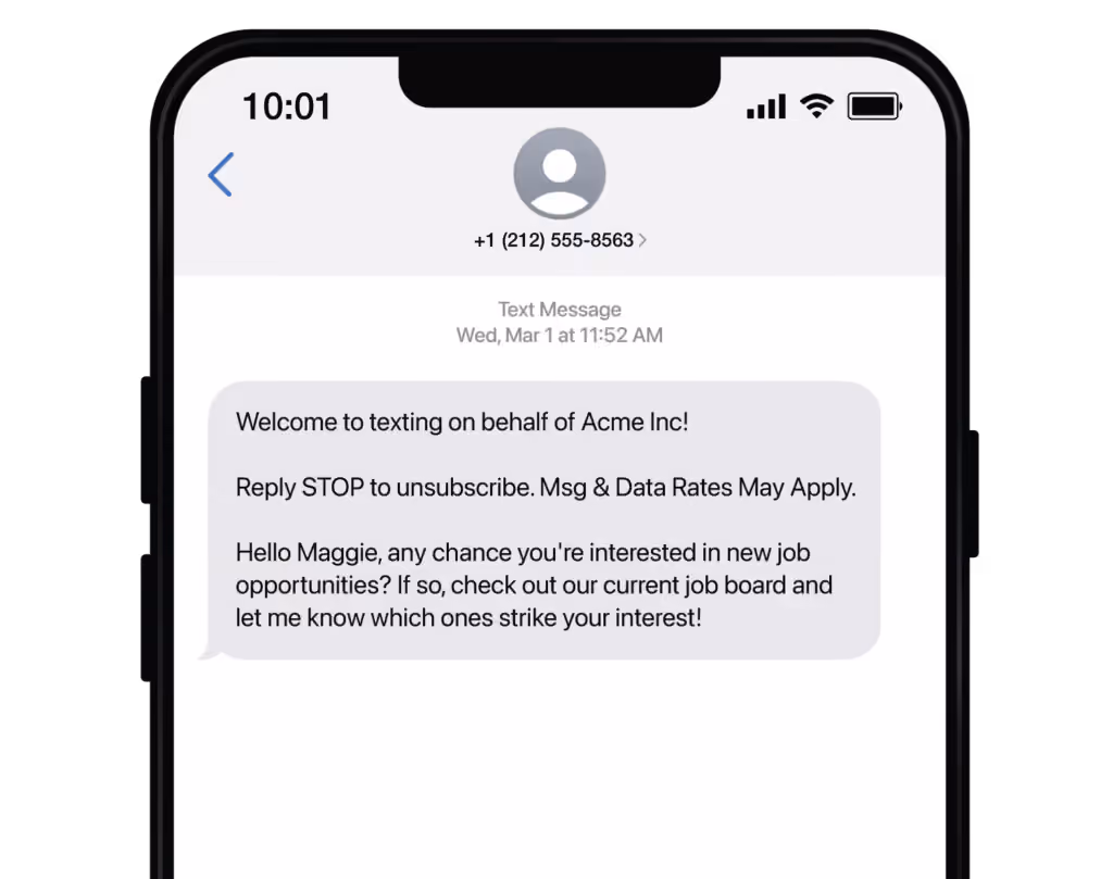 opt out message example