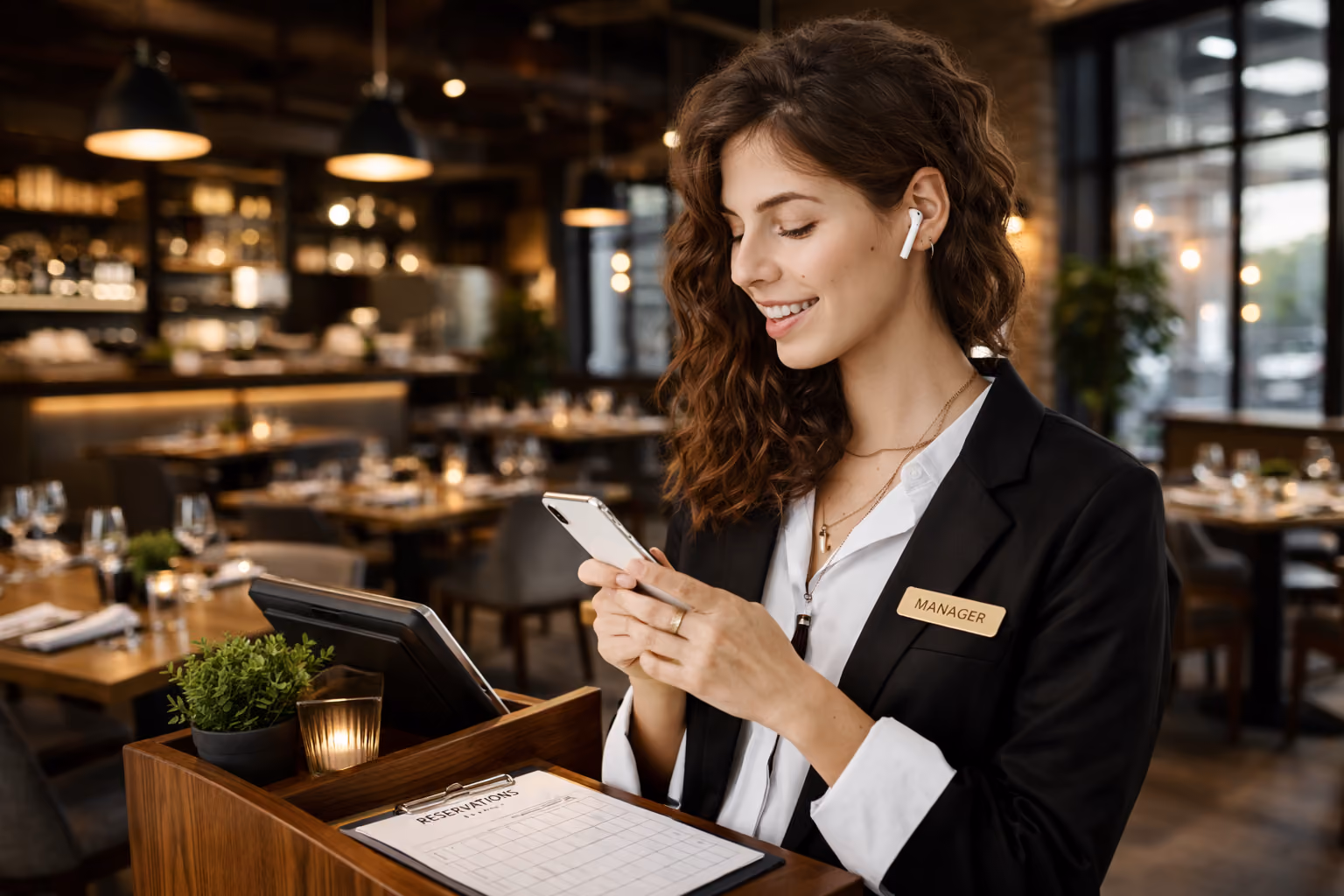 reservation text message