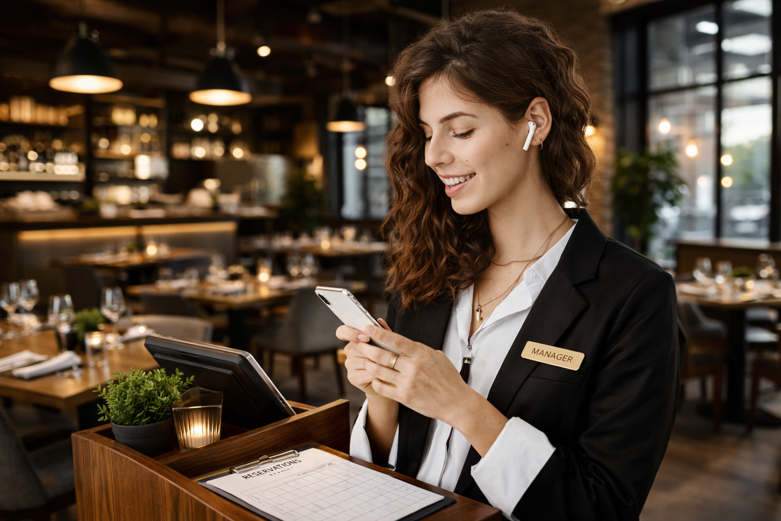 reservation text message