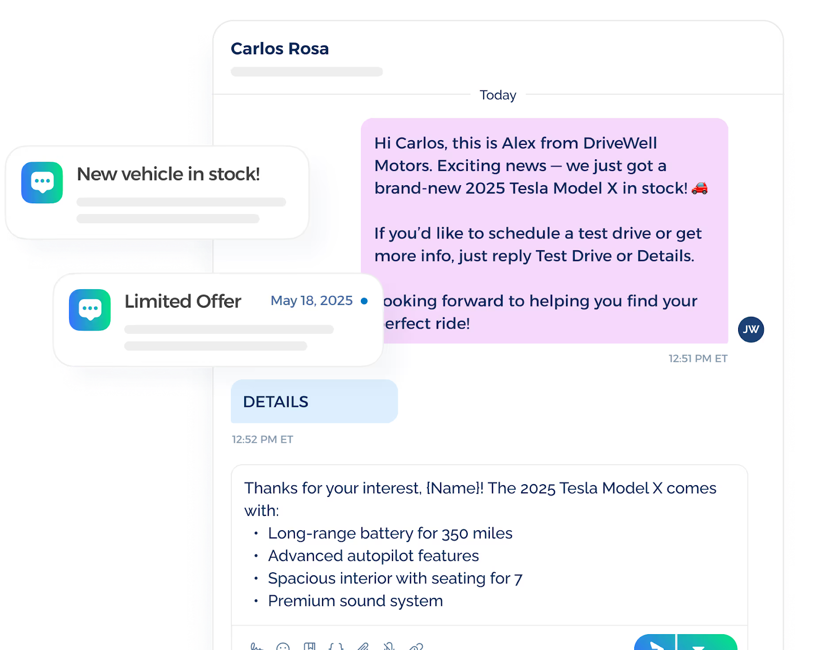 Running an SMS campaign in TextUs