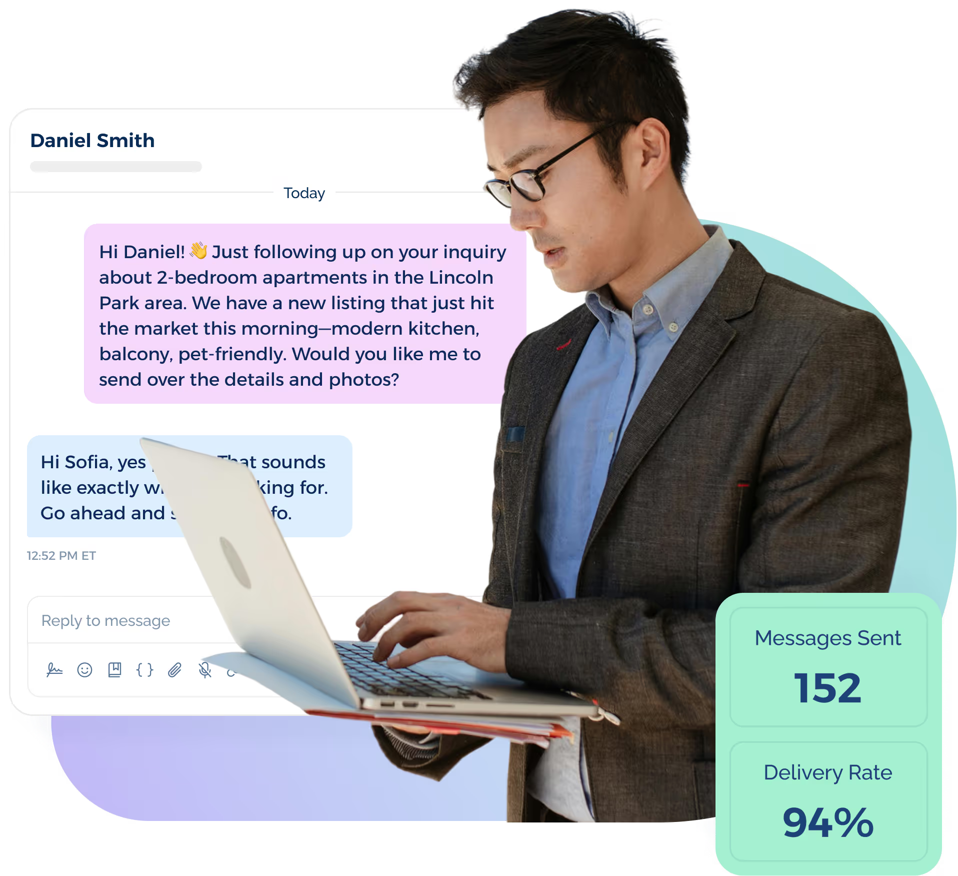 TextUs delivery rate
