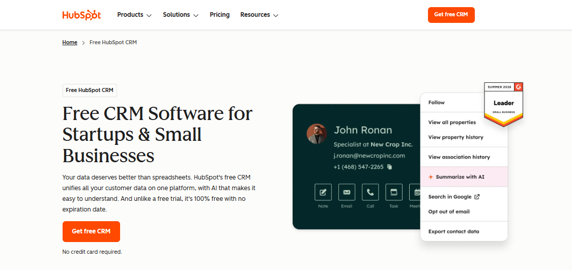 HubSpot CRM