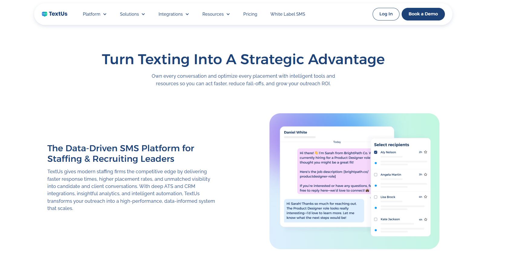 Text Recruiting Platform