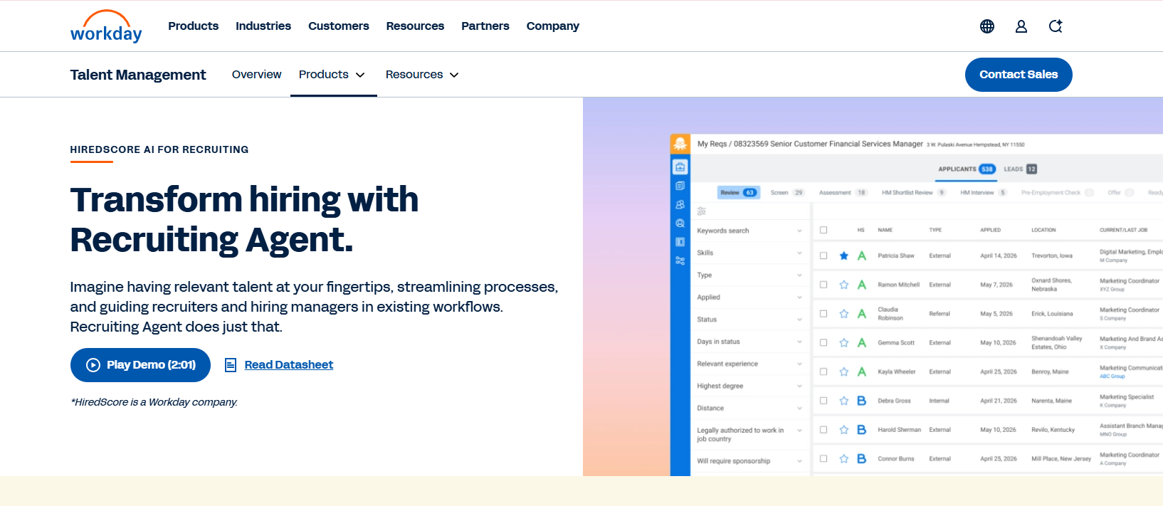 Workday Recruiting