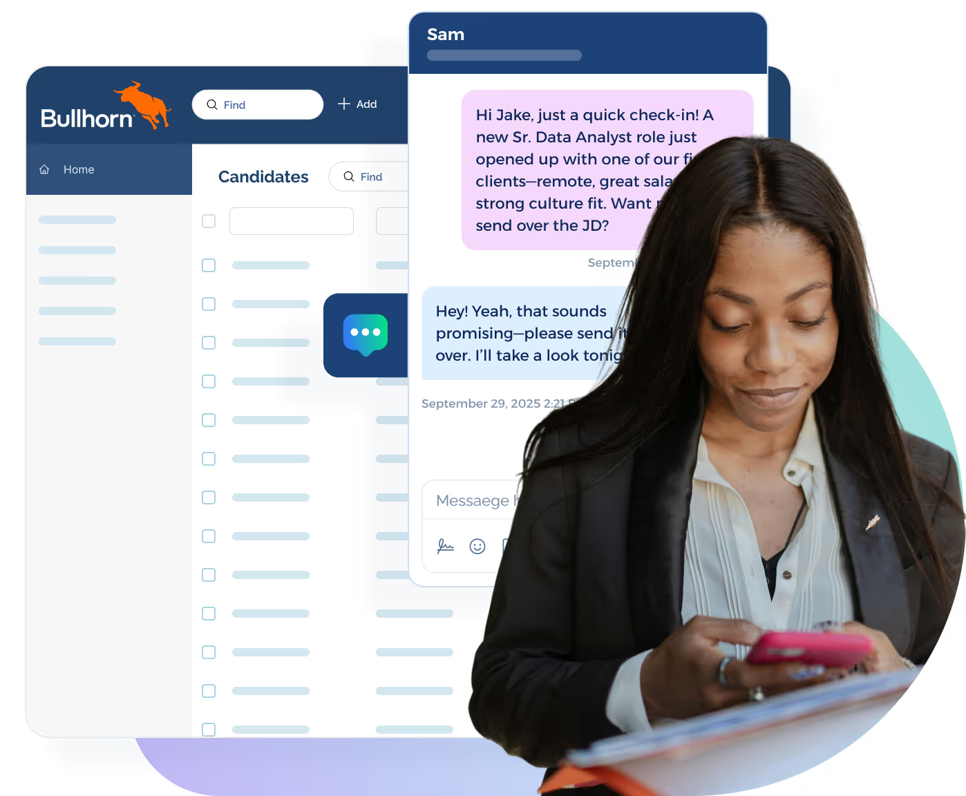 Texting With Recruiting Systems